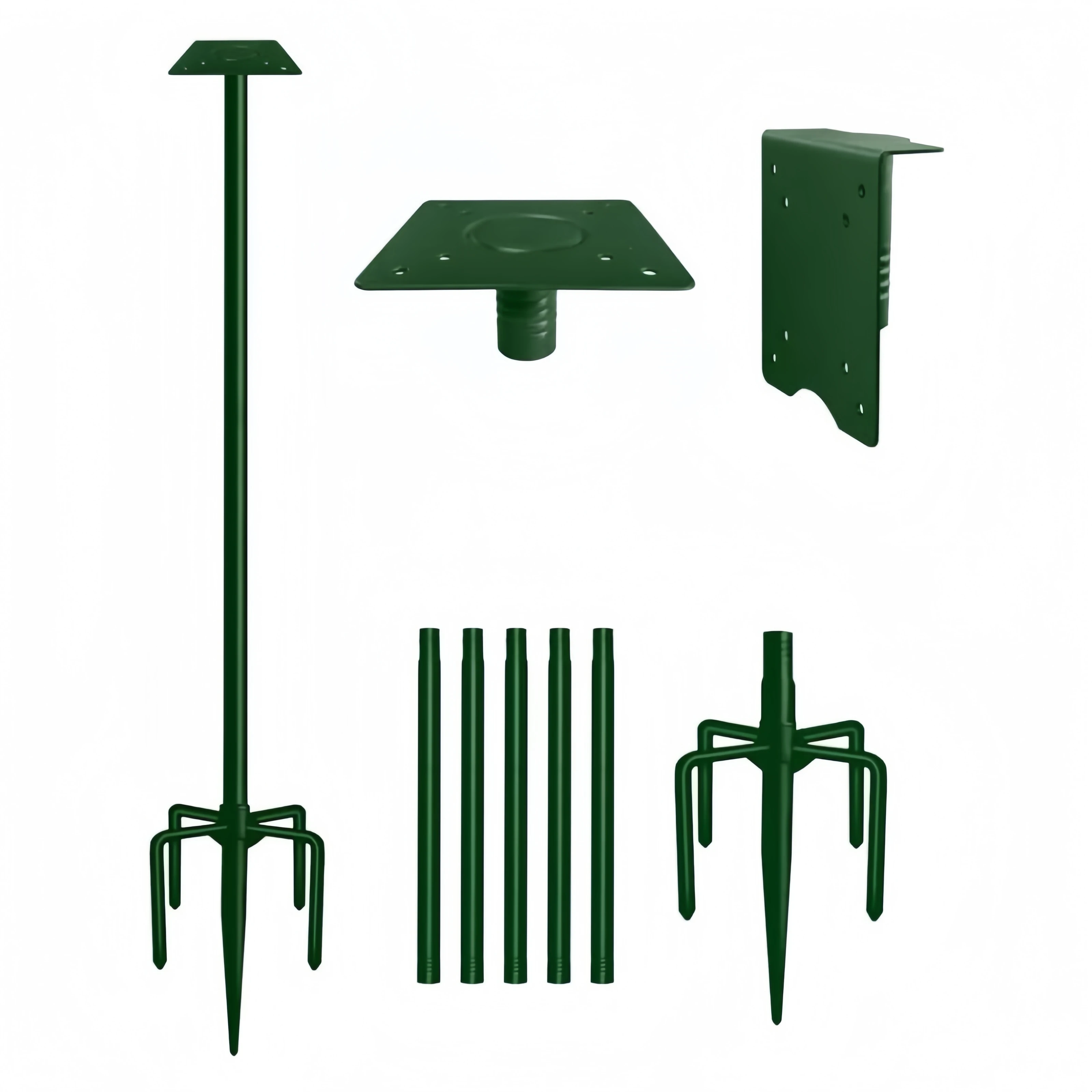 Palo Per Casetta Per Uccelli Gtongoko 203 Cm | Supporto Regolabile Da Terra Con Base A 5 Rebbi | Kit Di Montaggio Universale Per Mangiatoia