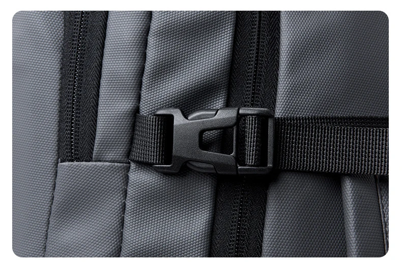 Custom Logo Waterproof Black Smart USB Charging Large Capacity Portable Men Travel Business Computer Laptop Backpack for Male
