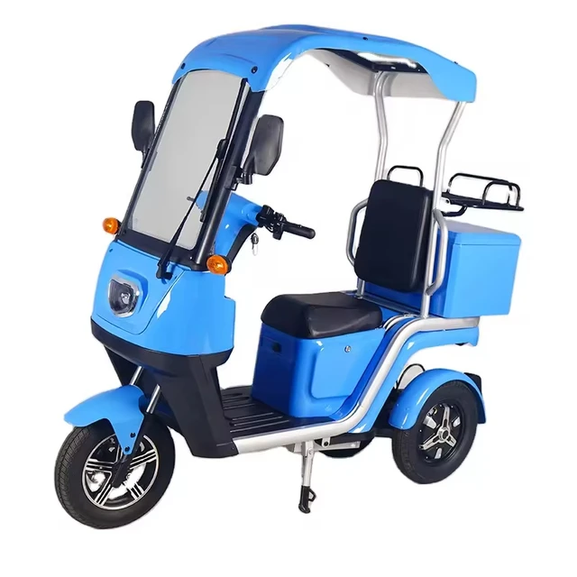 Best sale 1600 * 780 * 1600 Takeaway car for rider food delivery truck electric tricycle