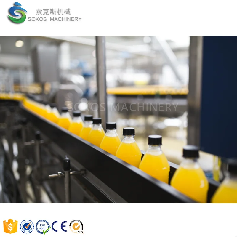 Factory Price 2500BPH Automatic Bottle Mango Beverage Bottling Line Juice Filling Machine