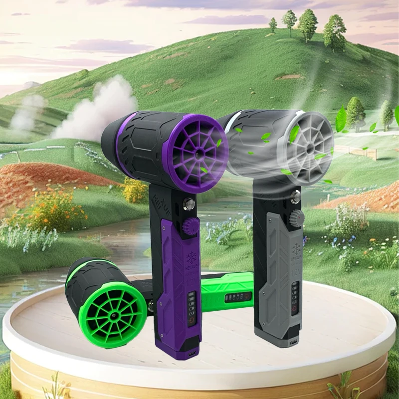 Portable Industrial Fan Air Duster High Speed Brushless Motor 16.8V 4000mAh Jet Car Air Blower - view 5