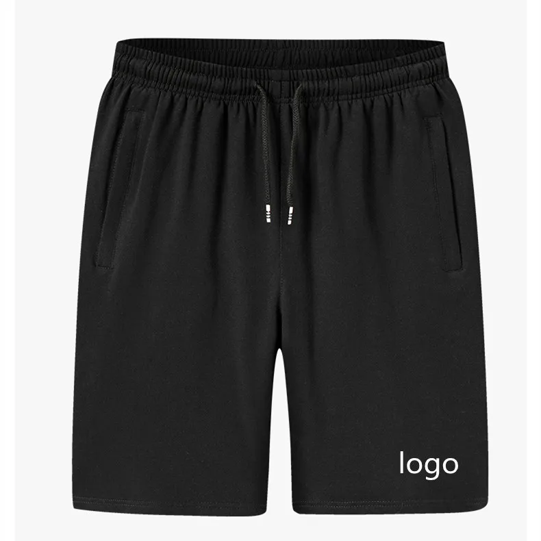 black embroidered basketball shorts high quality biker shorts