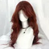 60cm onda de agua - rojo marrón caramelo