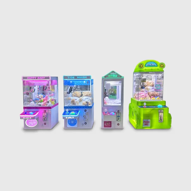 Mega Mini Claw Machine Small Toys Crane Vending Arcade Prizes Doll Gift  Coin Operated Game Machine
