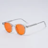 Clear with orange lens