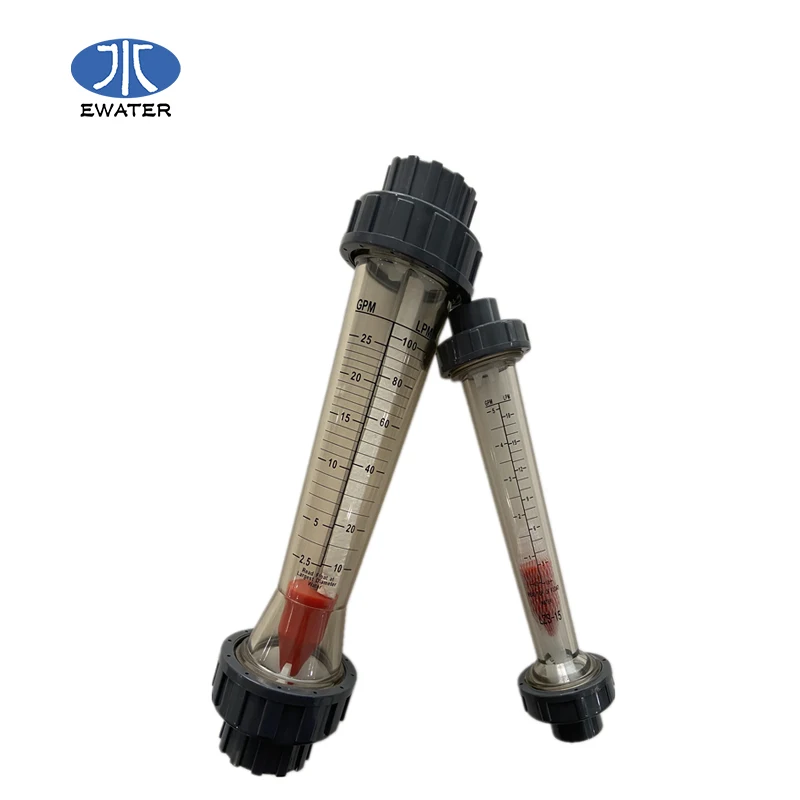 LZS-20 Digital LCD Flowmeter Plastic Oval Gear Meter for Water Gas Oil Liquid Air Thread Connection OEM Customizable