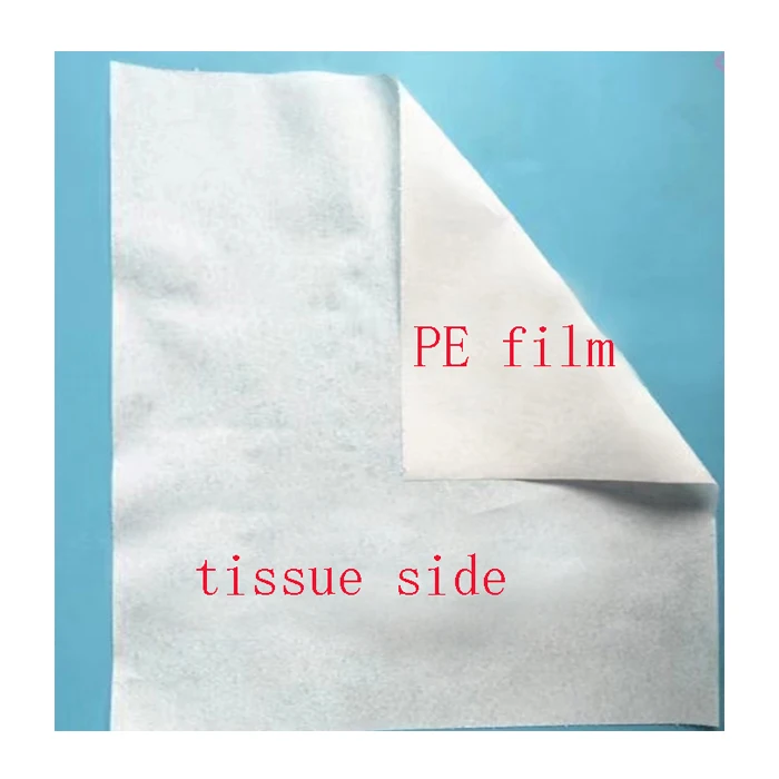 Pe Laminated Tissue Paper Medical Hospital Checking Bed Sheet Non Woven