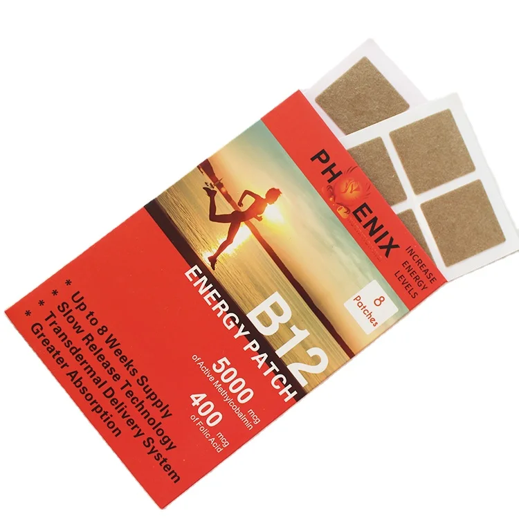 Natural Immune Booster Women's Vitamin D3, B12 & Essential Transdermal Vitamin Patches Nutritional Supplement Patches