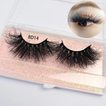 Free Package Thick Full Strip Lashes Wispy Fluffy Mink Wholesale Lashes Siberian 5D/8D Mink Eyelash 3D 100% Real Eye Lashes