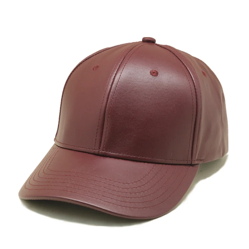 Leather Baseball Cap 