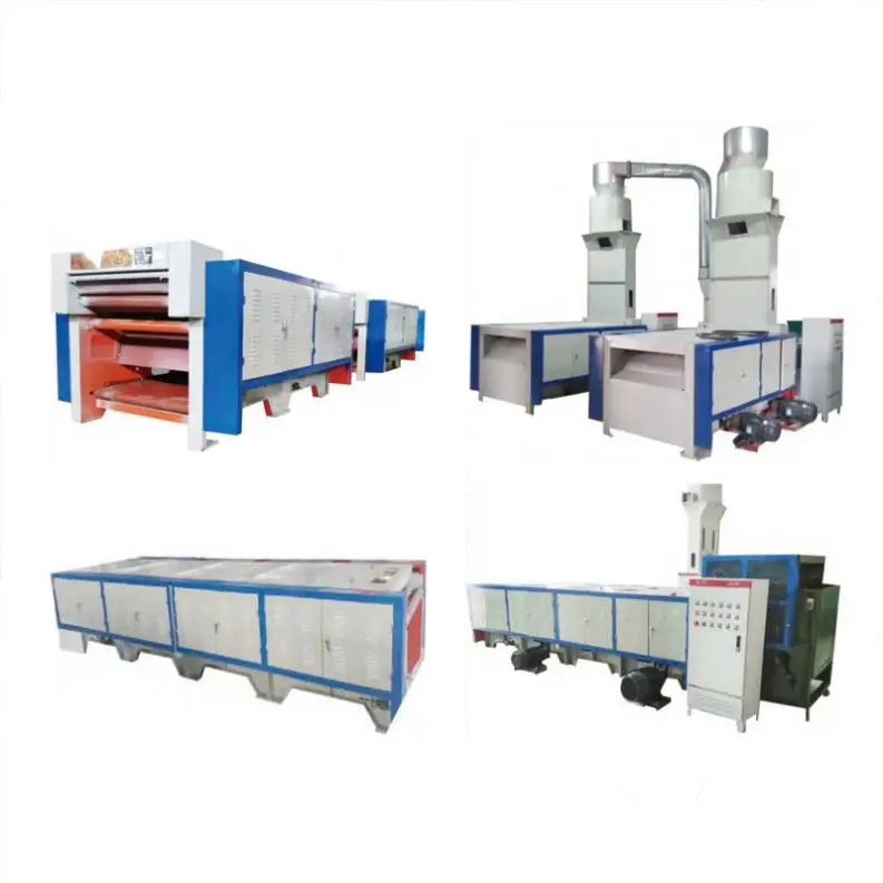 300-500 кг/ч оборудование для переработки ткани ветоши старой одежды из твердого