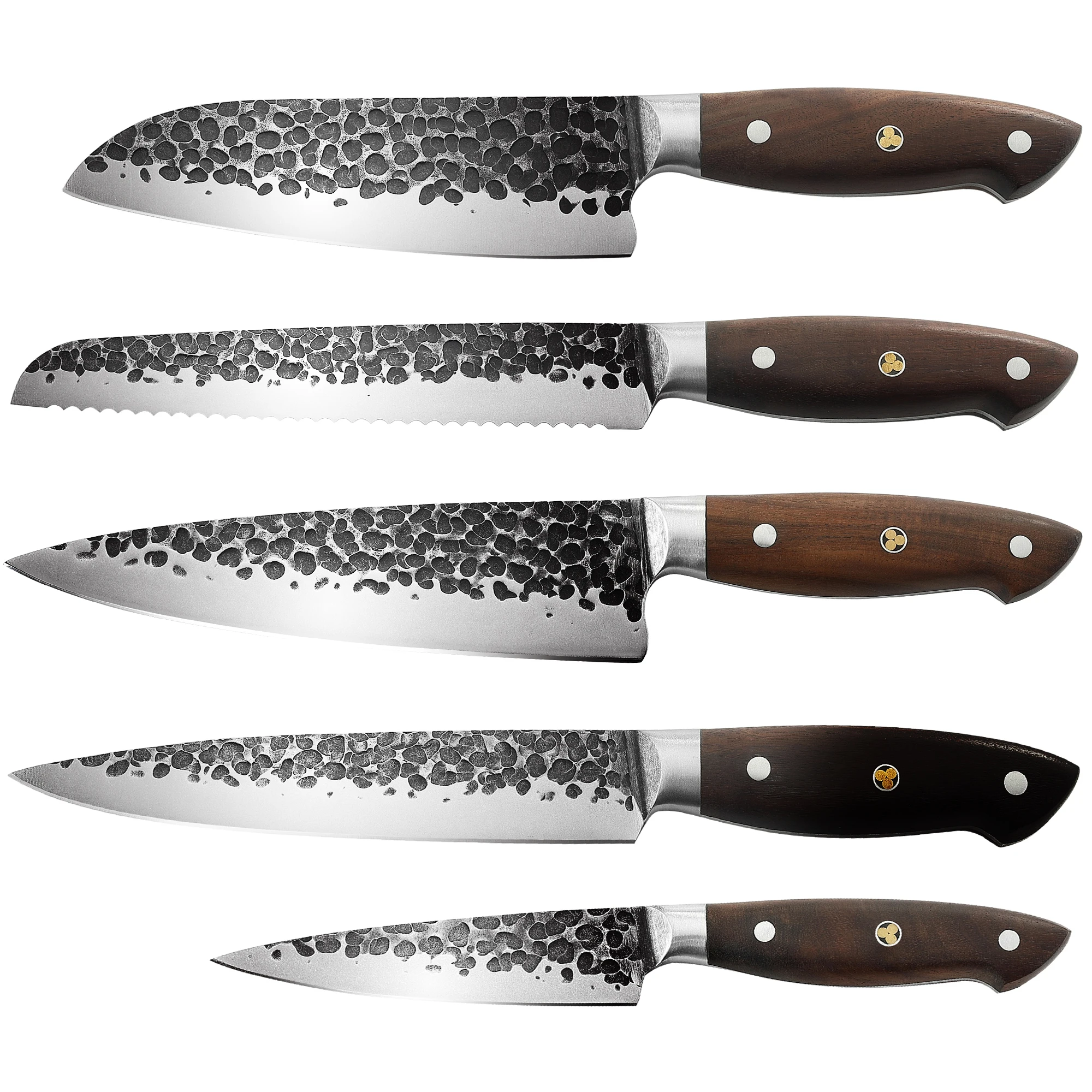 New Product Super Sharp Handmade Forged Kitchen Knife Meat Cleaver Utility Santoku Chef Knife