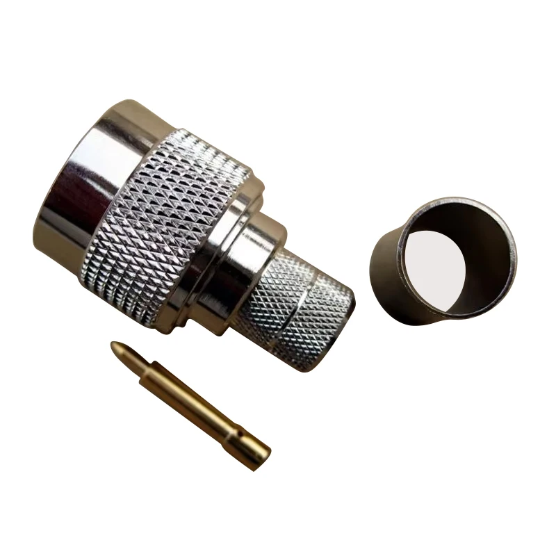 N Type Male Crimp Rf Cable  for N Rg8 Connector
