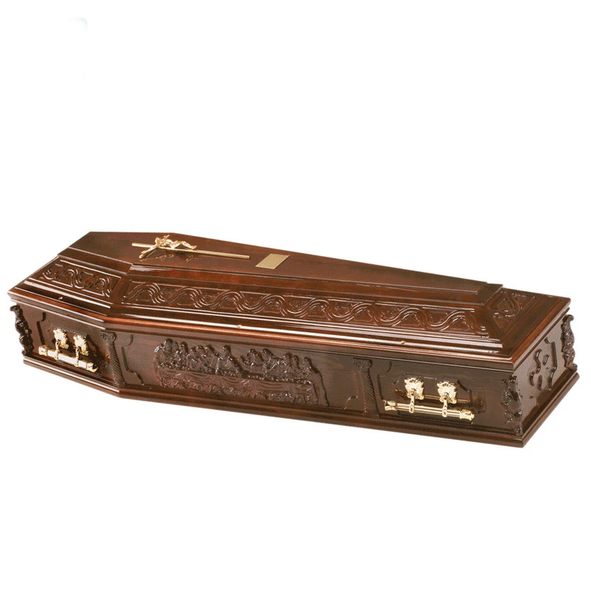 JS-E301 Cheap Italian Style Wooden Used Caskets and Coffins for Baby Caskets