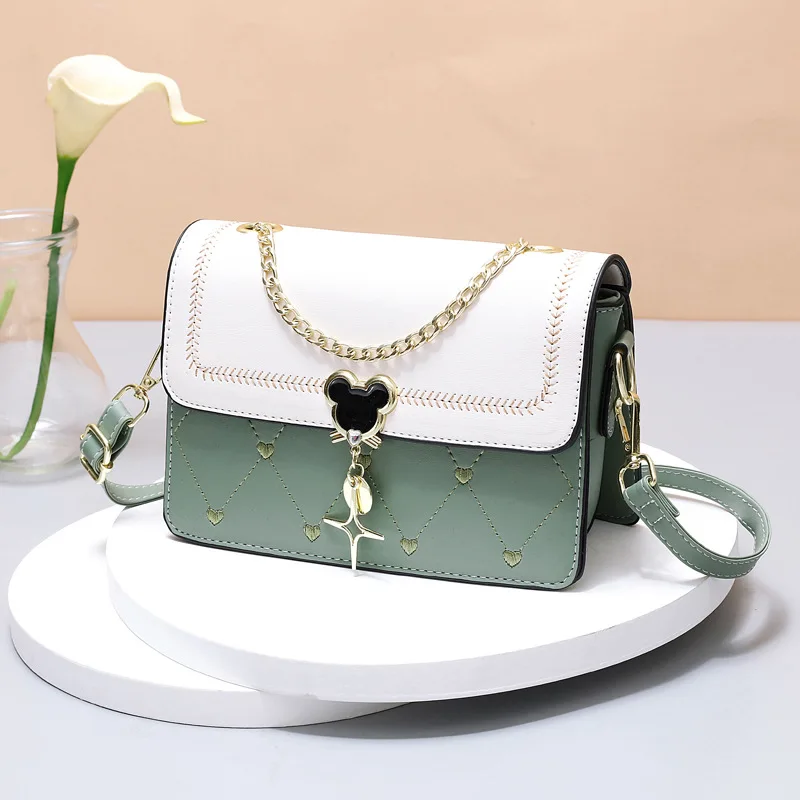 ★TOUT Y EST★ Women's Knit Square Bag DP22WFBG41 DP22WFBG41 Nixi Suede Twist Handle Bag