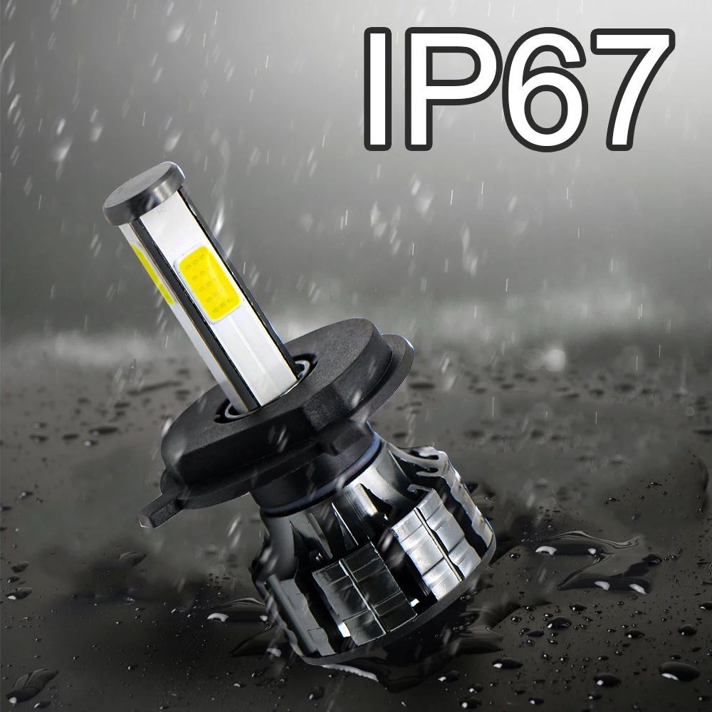 50w 10000lm K9 Car Led Headlights Bulb H1 H4 H7 H11 H13 9005/hb3 9006 ...