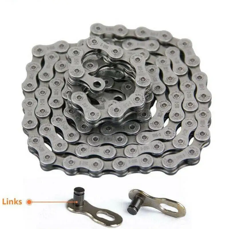 シマノ、SHImano Shimano HG73 9-Speed Chain - High Strength for Road & MTB