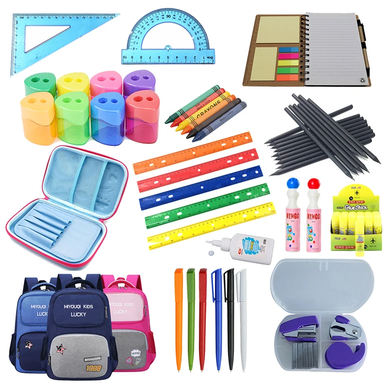 6 PCS Stationery Set Back to School Gift Desk Essentials Organizer Children Kids 