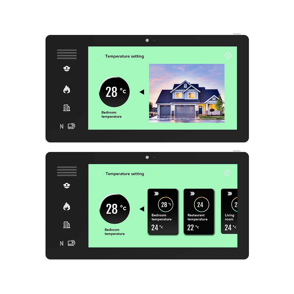 7 Inch Smart Home Gateway Control Panel Wall Tablet Zwave Zigbee Tablet Android Smart Home Automation
