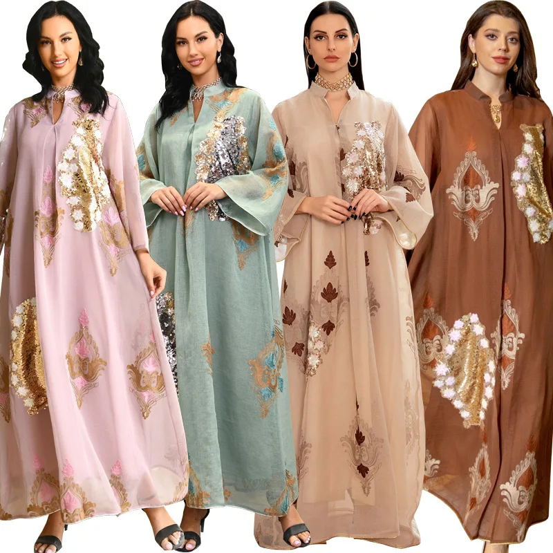 Abaya Per Le Donne - Abito Da Preghiera Musulmana Musulmana Abayas Con - 7