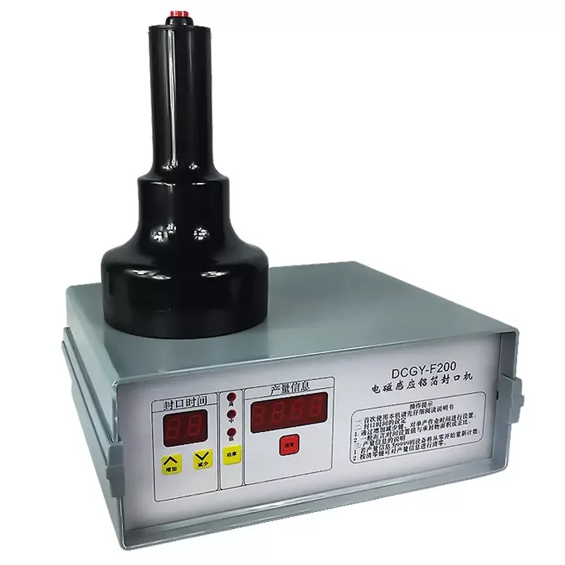 TEBA Mini Hand Plastic Bottle Jar Can Cap Lid Aluminum Foil Heat K SY-800A/B Hot Induction Packaging Sealer Sealing Machine