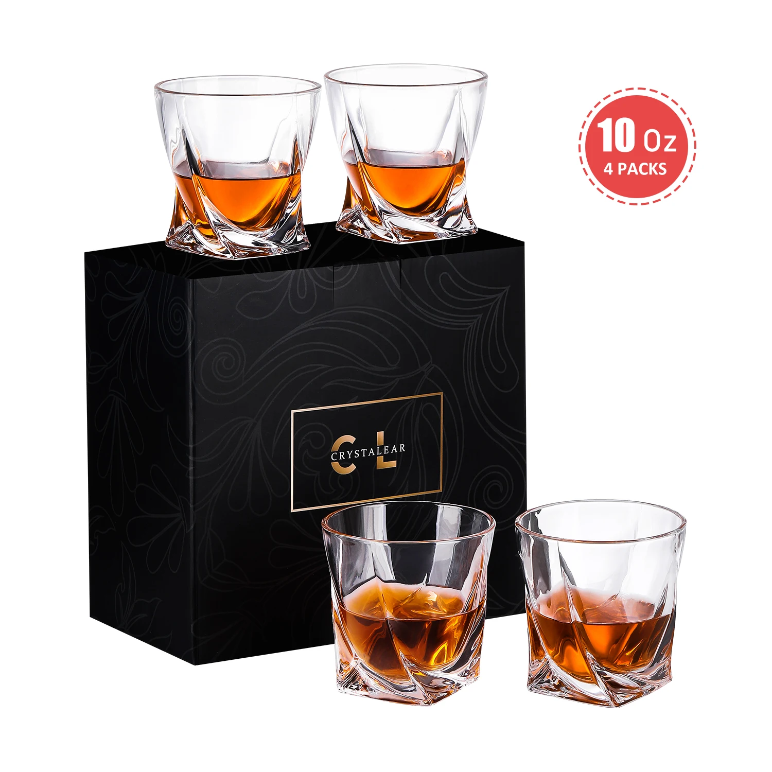 Thyme & Table Rocks Glasses, 11 oz, 4 Piece Set