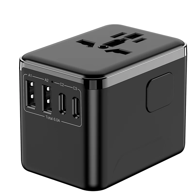 35w畅销书快速充电器通用旅行适配器电气多插座旅行插头适配器国际插头