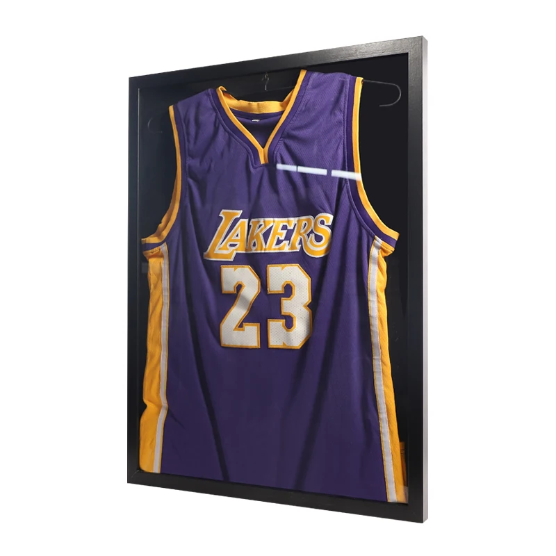 Small Jersey, T-shirt, or Uniform Frame Display Case Cabinet Shadowbox