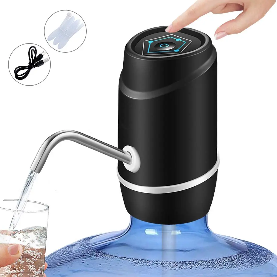 Fits Most 2-6 Gallon Water Bottle Water Bottle Dispenser Pump Touch it on Technology Make Life Much Easier MagicPro Electric Automatic USB Charging 5 Gallon Portable Water Dispenser
