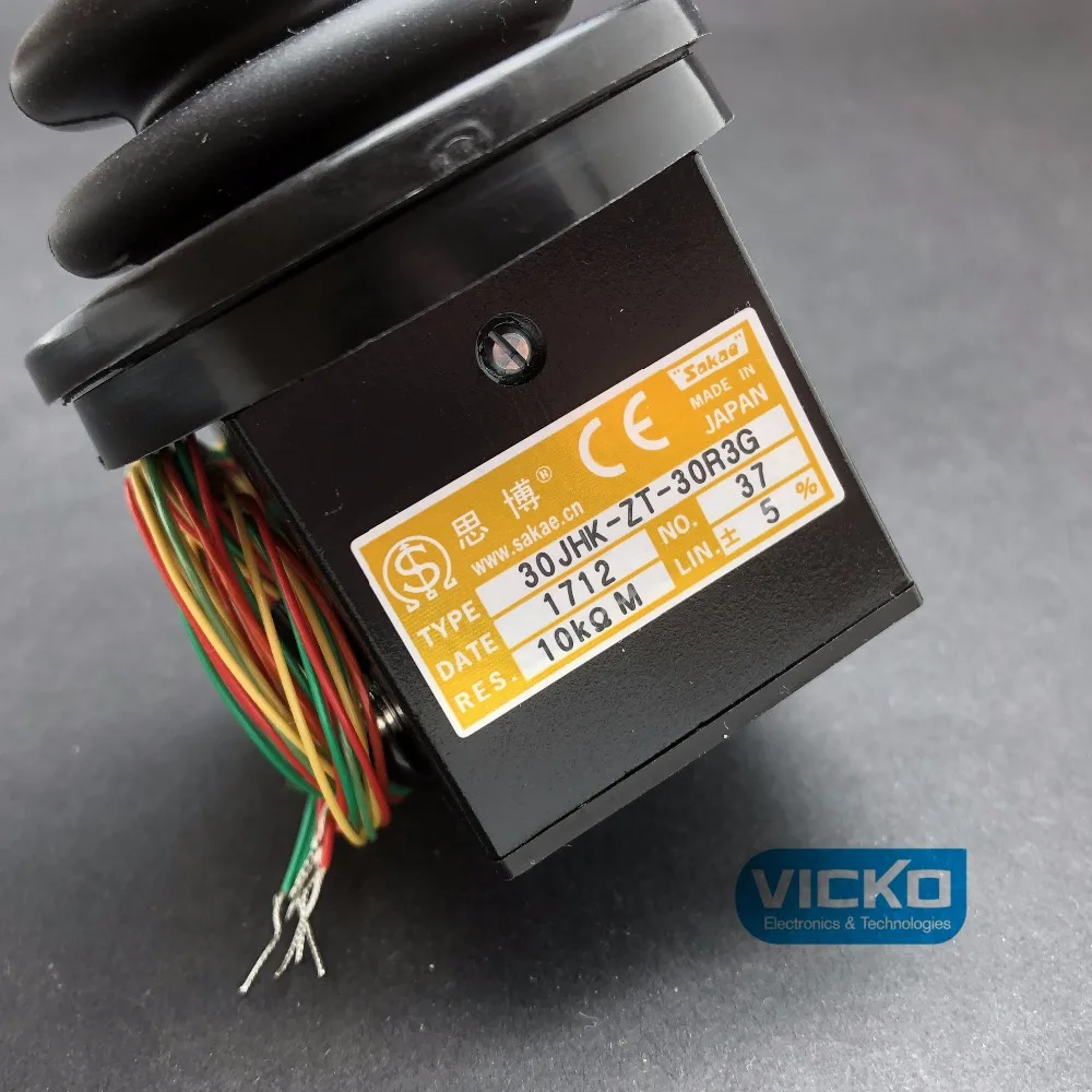 [VK] JAPAN original Sakae 30JHK-ZT-30R3G joystick controller potentiometer  switch