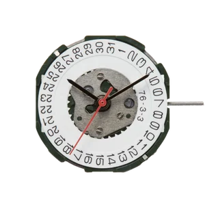 Japanese Brass Movement Watches 2115 Movement with Week Display 3 Hands Model JP