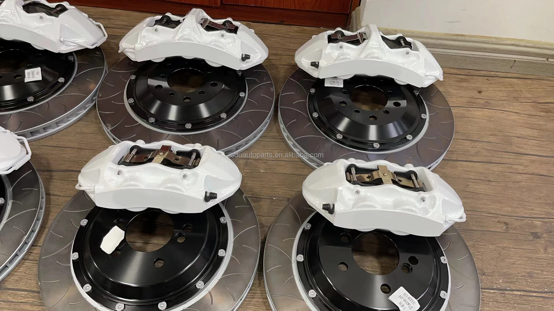 Custom Green Calipers Big Brake Kit With Calipers,Pads And Rotors Ty