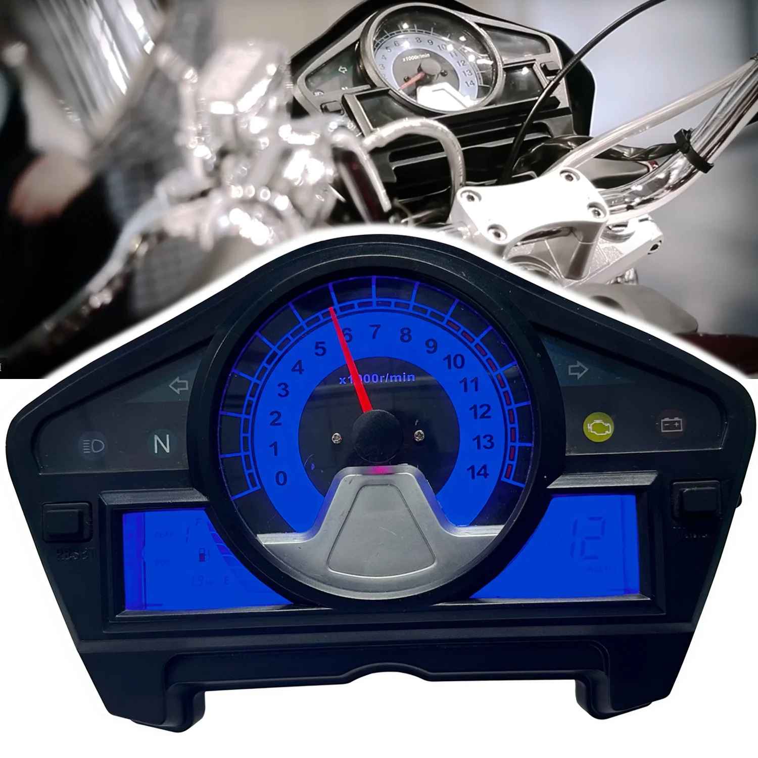 MARCH EXPO Discount LCD Motorcycle Speedometer Digital Odometer for Romet R125 R 125 Cvt Sigma Nkd 150