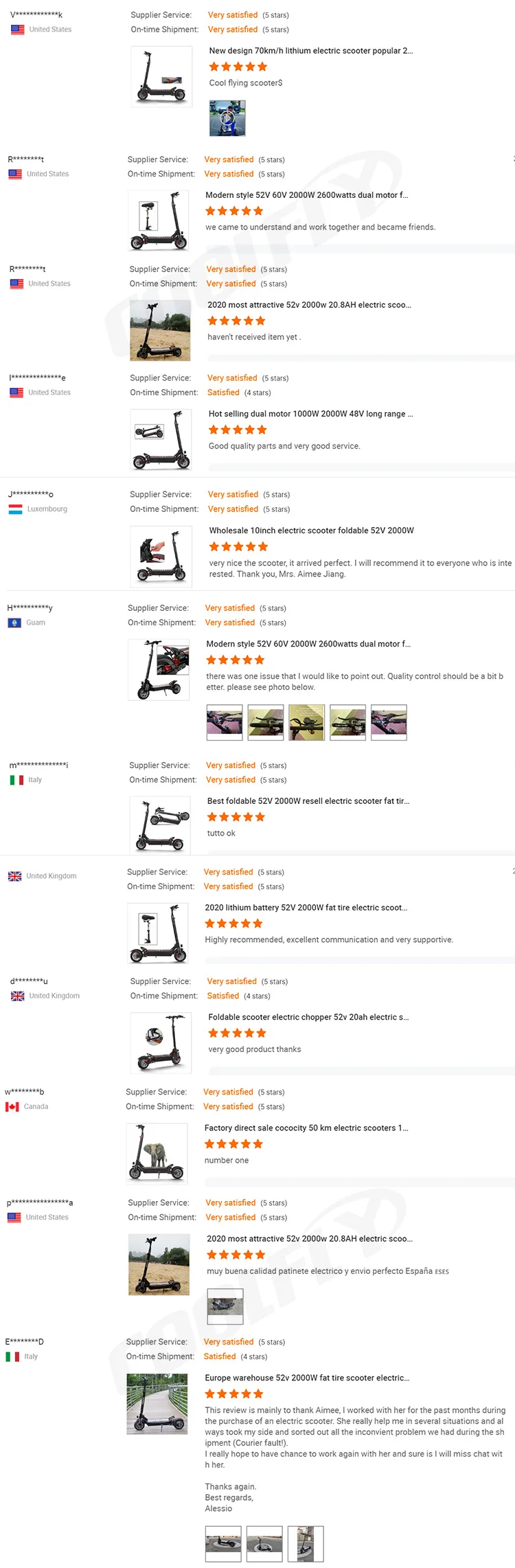 Modern style 52V 60V 2000W 2600watts dual motor foldable 2 wheel long range electric scooter for adult European warehouse