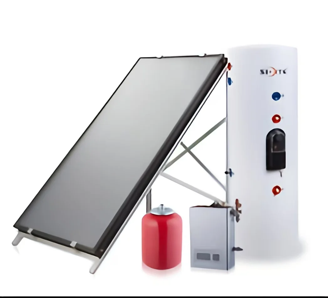 High Quality SS-F Split Flat Plate Solar Water Heater Easy Outdoor Freestanding Indirect Stainless Steel Tank Copper Coil