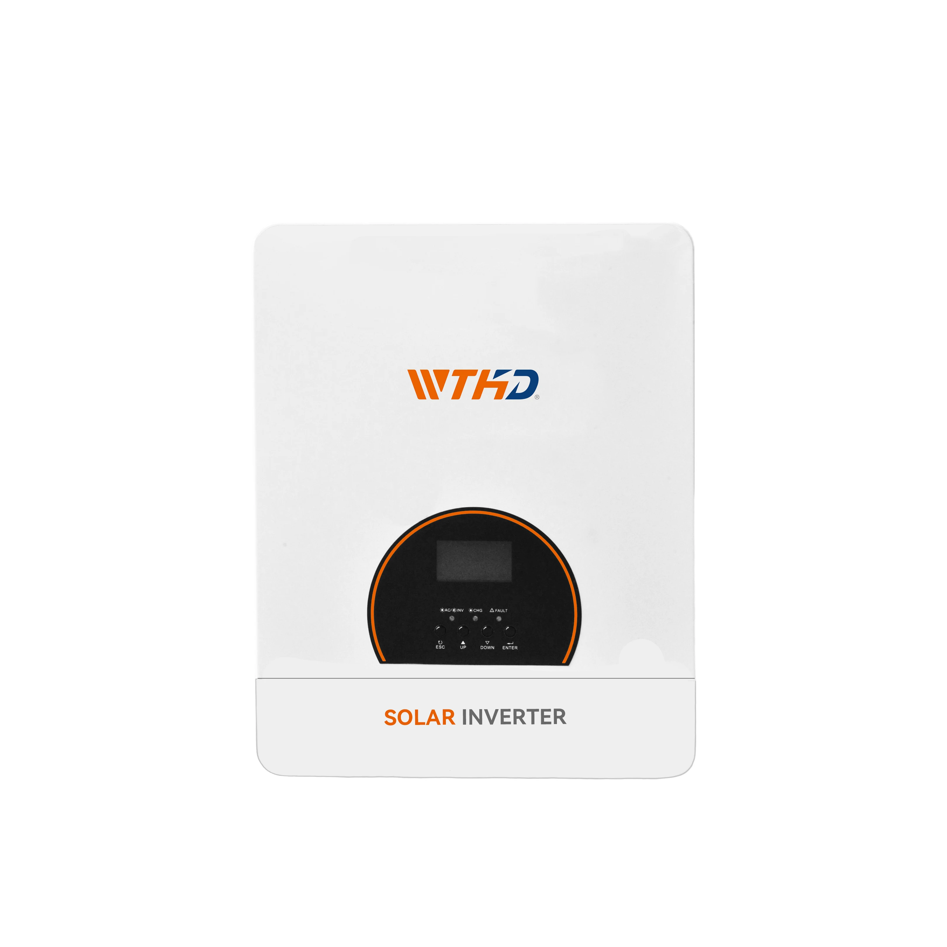 3kV 24V Sof Sine To'lqinli Off Grid Yuqori Chastotali Quyosh Invertori LED/LCD displeyli MPPT Zaryadlash funksiyasi uy uchun