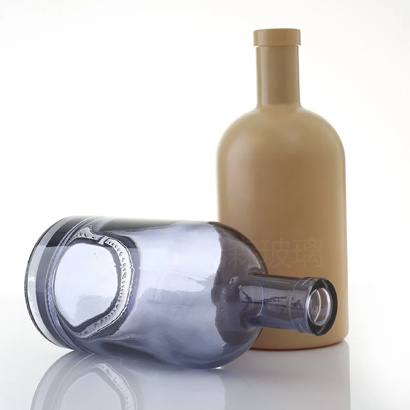 Empty 750ml Glass Bottles 700ml Gin Bottle Glass Vodka Spray Color