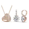 925 Silver with 18K Rose Gold Plated