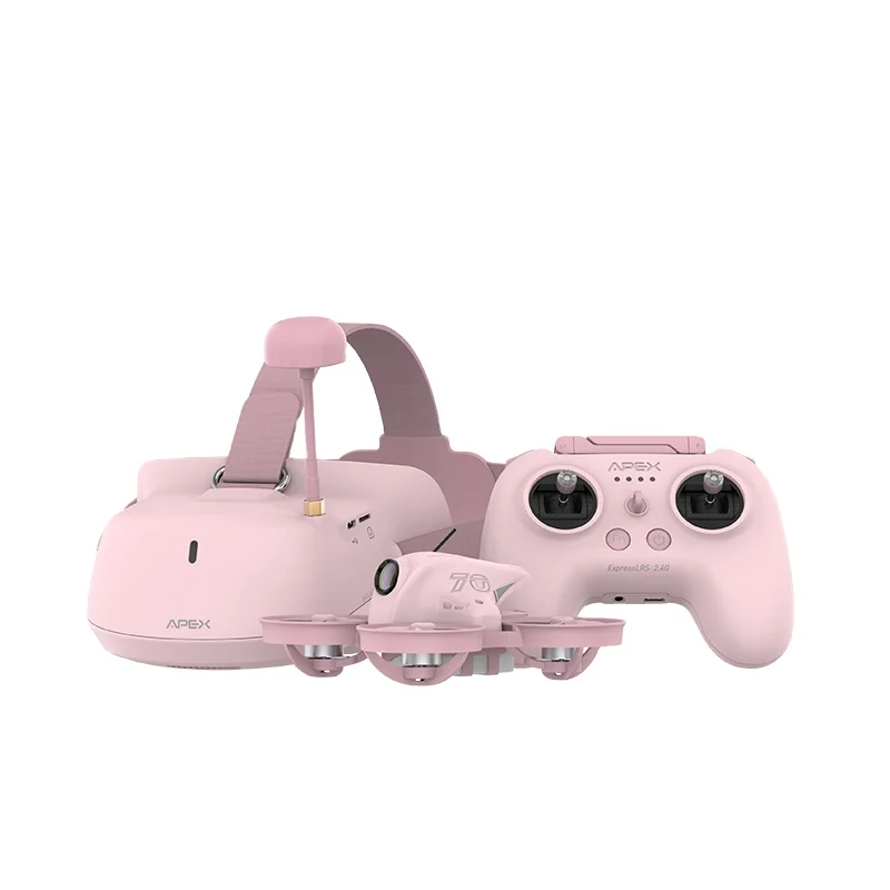 New Listing Racing Drone FPV with Camera Pink Esports Kits Remote Control VR Glasses for Beginners Motor Power Plastic Material