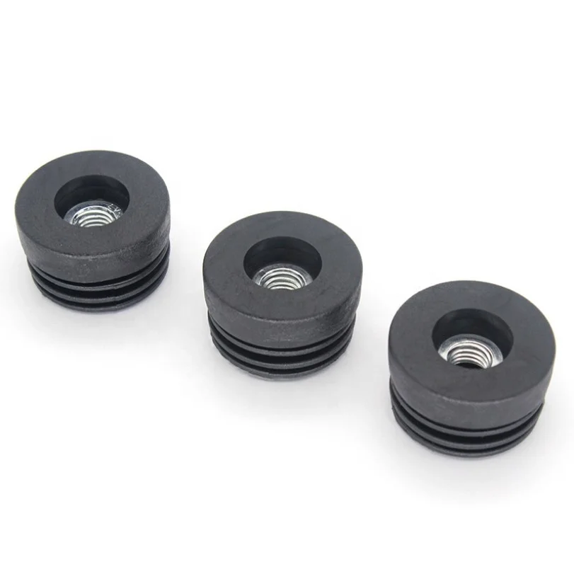 CNBTR 12 Mm Nero In Gomma Morbida Vite Filetto Copertura Vinile Tondo Tubo Terminali Gomma - Foto 9