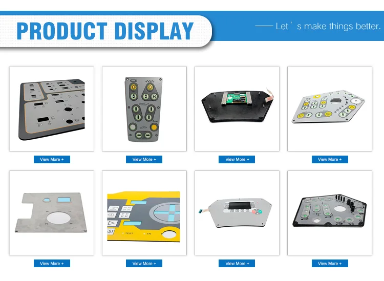Customized Control Keypad Switch Graphic Overlay Sticker Label Front ...