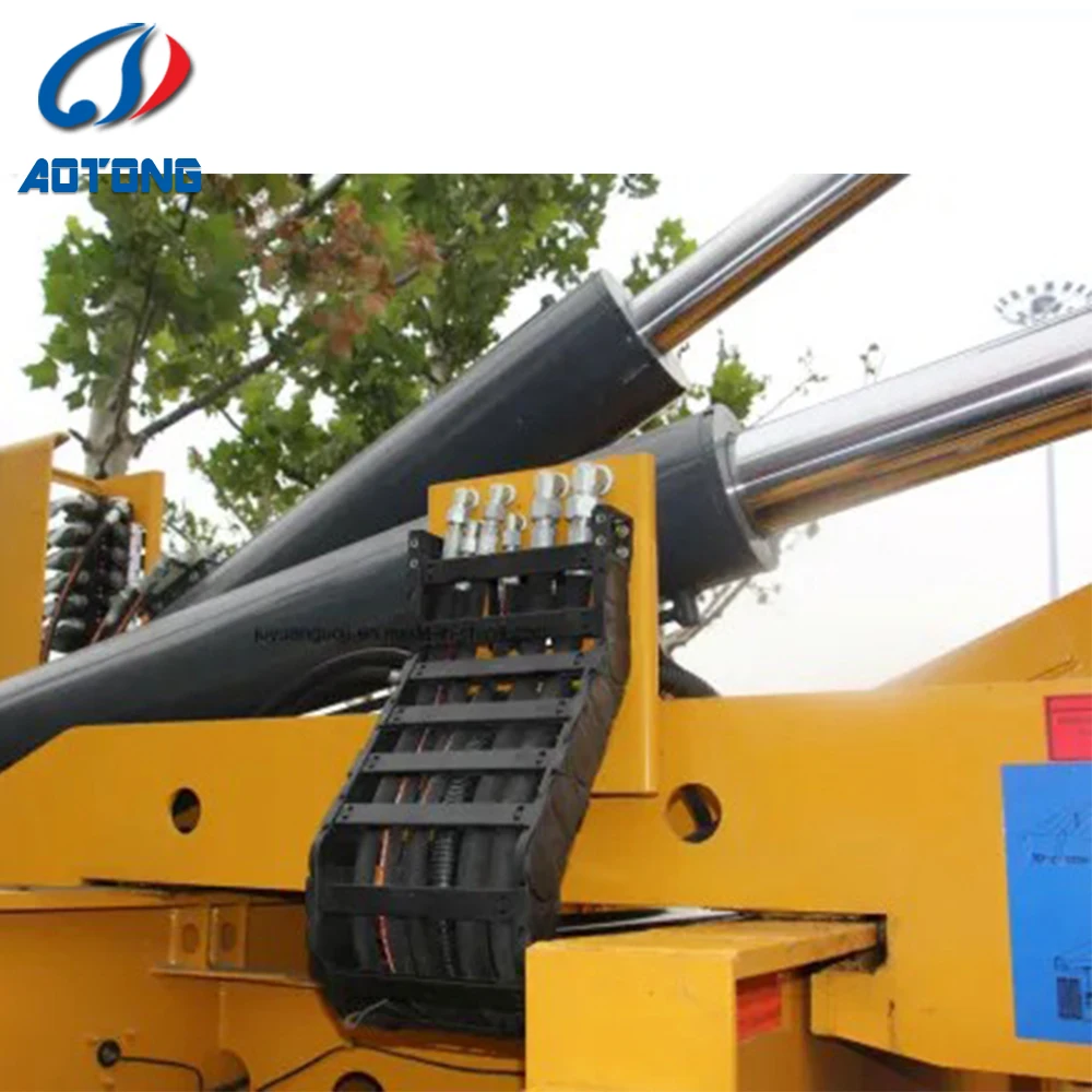 
 3-х осевой Самостоятельная погрузка контейнера подъема боковой контейнер 20ft 40 грузовик Доставка контейнера трейлера подъемник с кран-манипулятор  