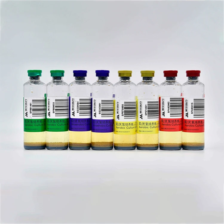Anaerobic And Aerobic Blood Culture Bottle Medical Microbes Analyzer 