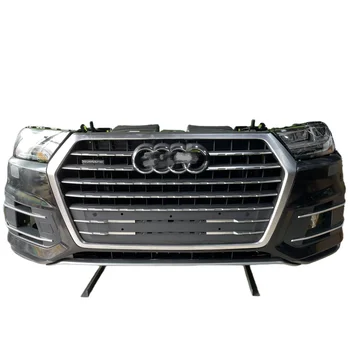 For AUDl Q7 RSQ7 Front Bumper Assembly With Grille Front Body Kit With Radiators Electronic Fan LED Headlights 4M0 4MG 2015~2023