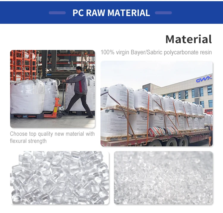 Clear Solid Polycarbonate Sun Sheet Clear Solid Polycarbonate Sun Sheet