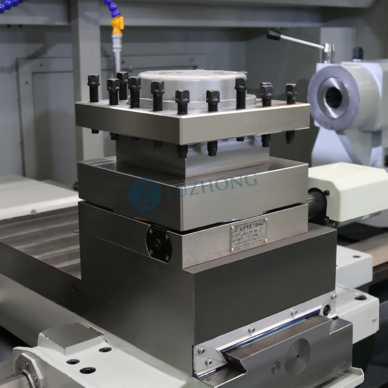 China QK1313 Torno CNC Pipe Threading Lathe 130mm Spindle Hole Double Chuck Horizontal Heavy Duty Single Spindle GSK Control