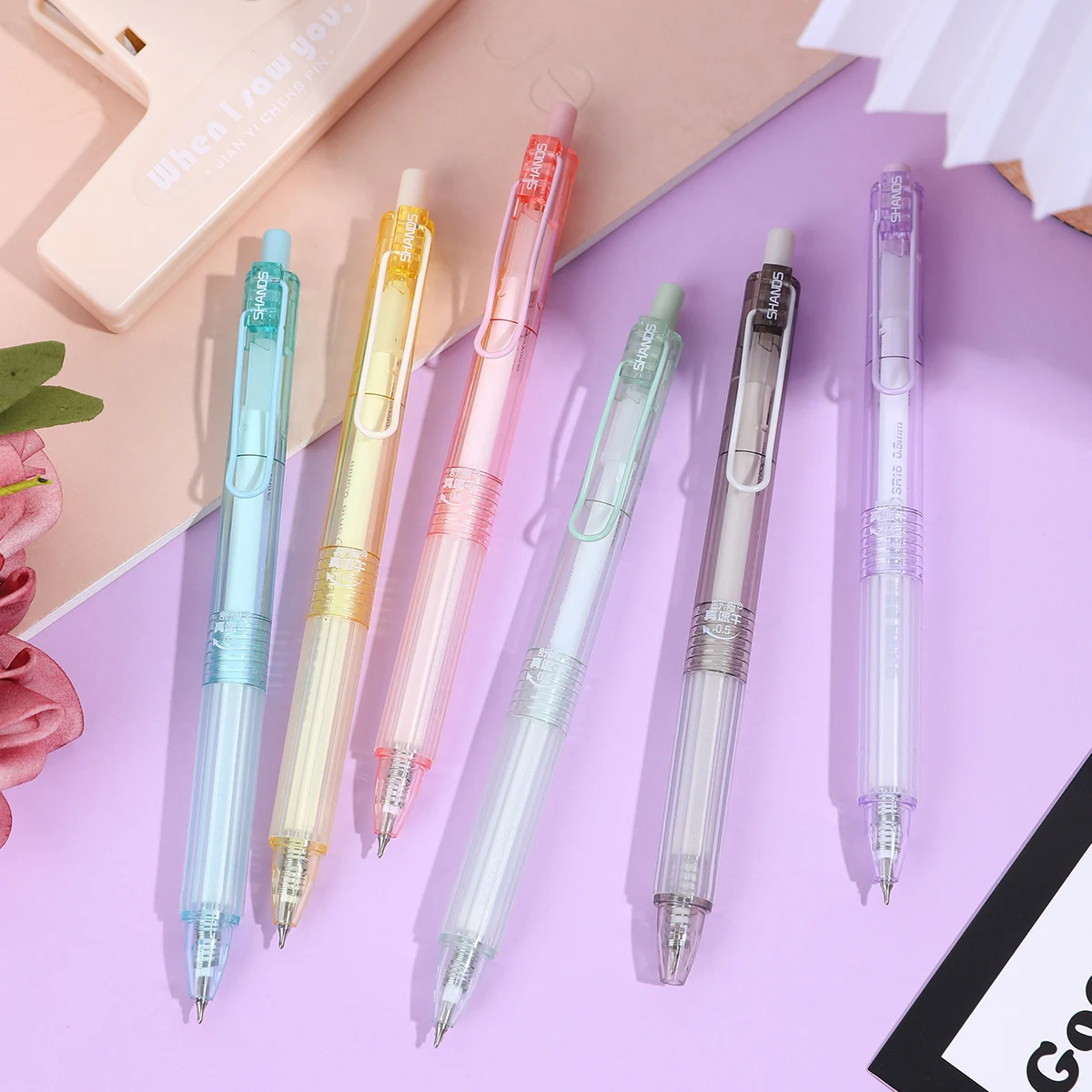 Shands 0.5mm Gel Pen Wholesale Neutral Pen Custom Logo Signature 