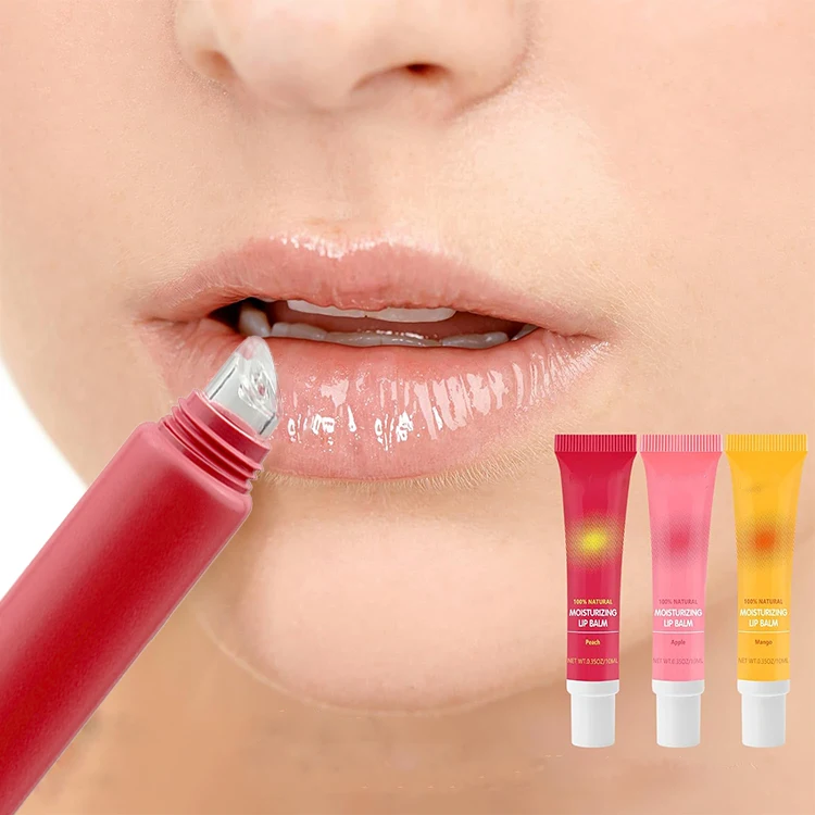 TPE Silicone Applicator Soft Cosmetic Packaging Innovations Squeeze Tube Custom Empty Lip Gloss Lip Balm Tubes