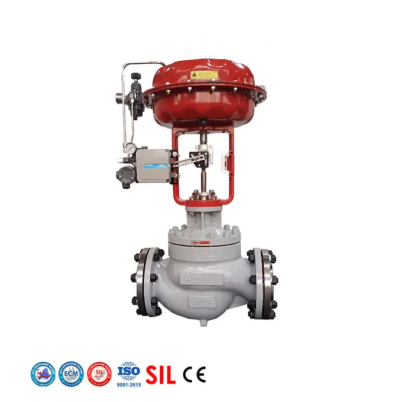 DN80 4 20ma Flow Adjust Electric Actuated Regulating Valve 3in Control Valves for Steam