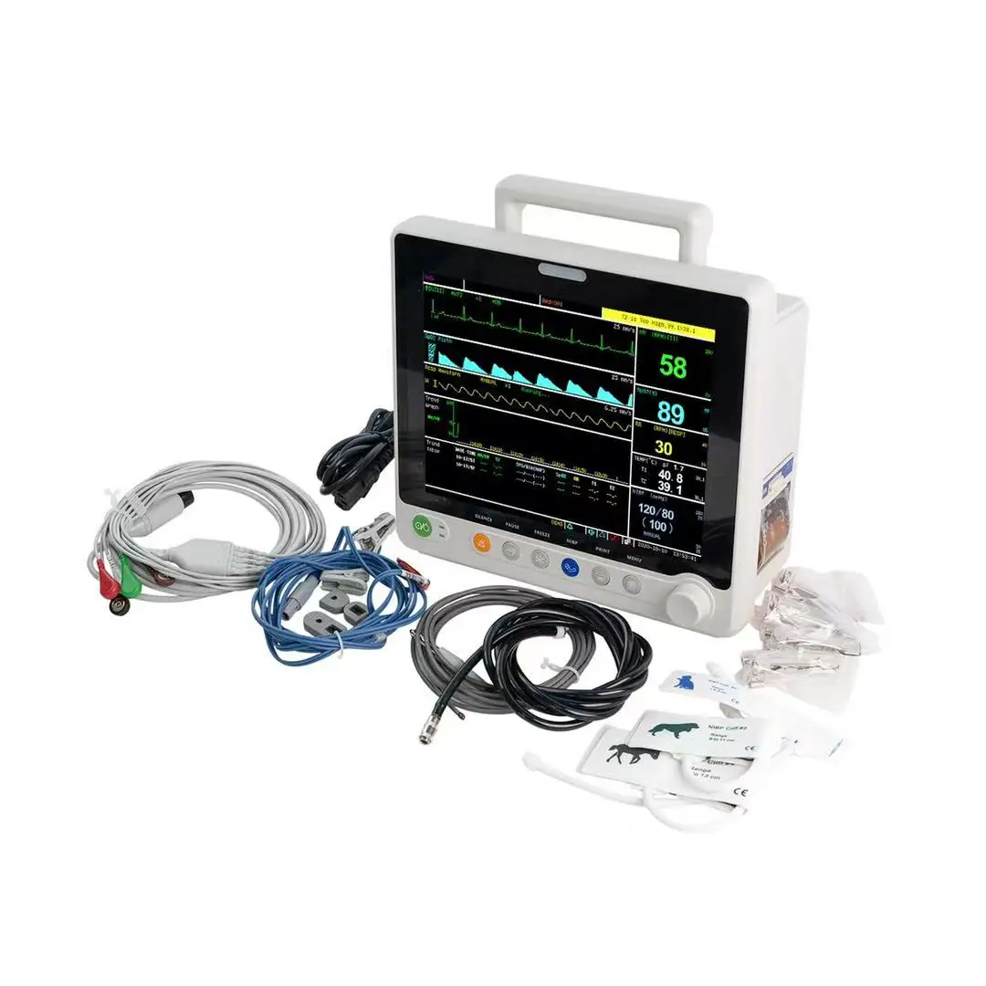 Aeolus Veterinary Multi Parameter Monitors,12.1 Inch Large-sized Screen ...